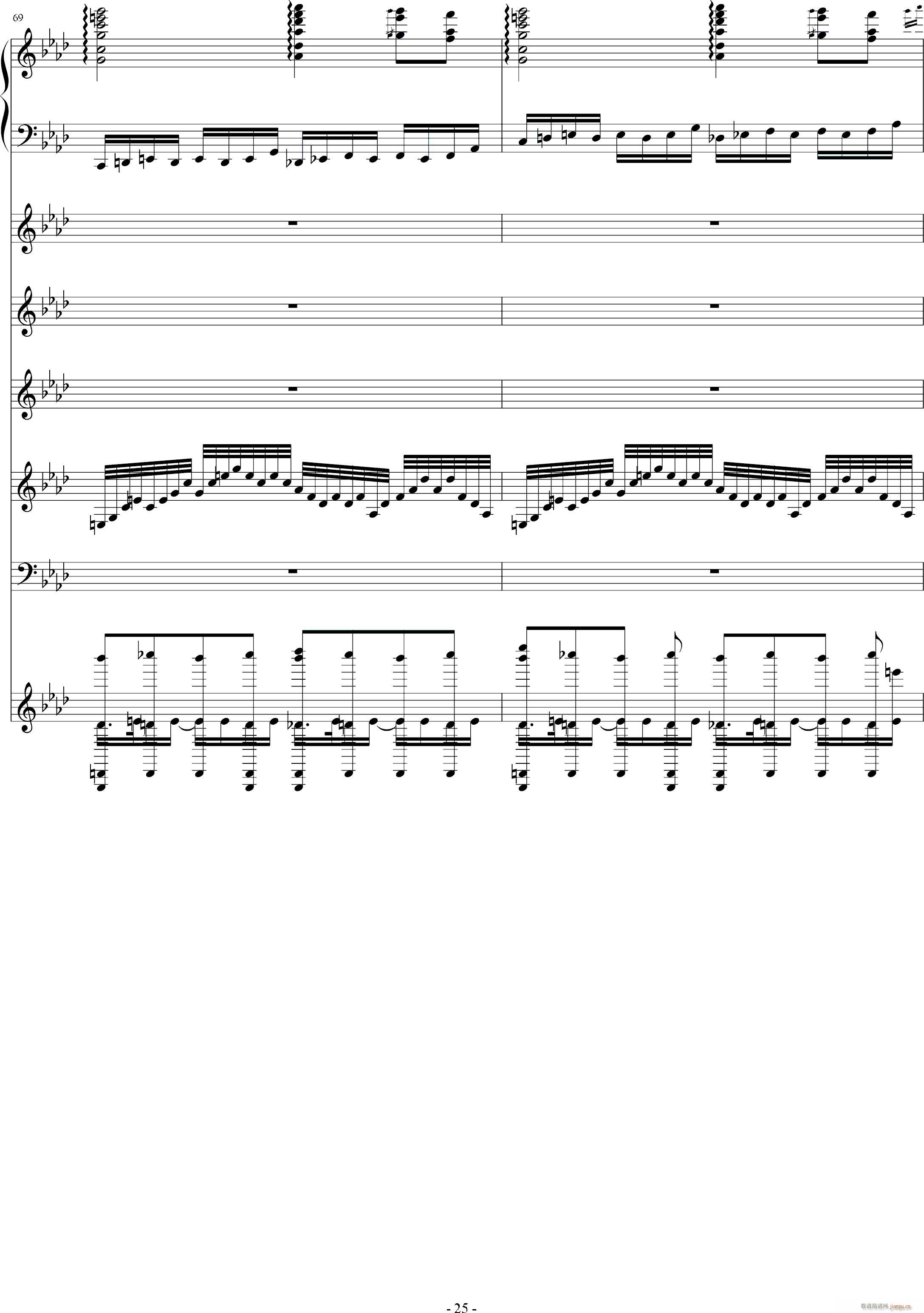 月の六重奏II(钢琴谱)25