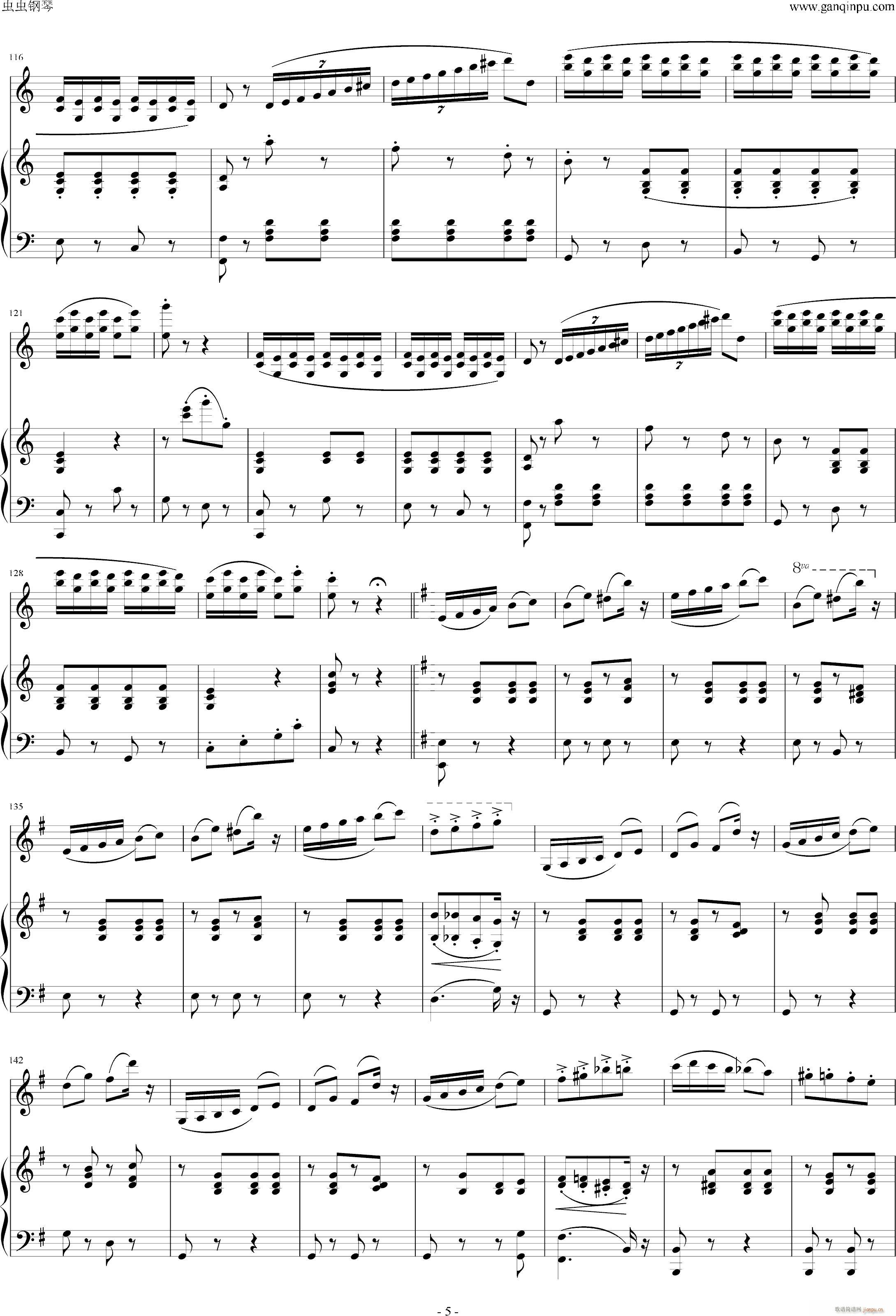 精灵之舞(钢琴谱)5