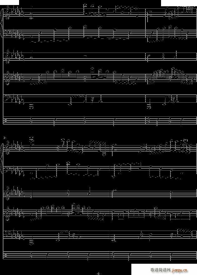 降a小调钢琴协奏曲(钢琴谱)6