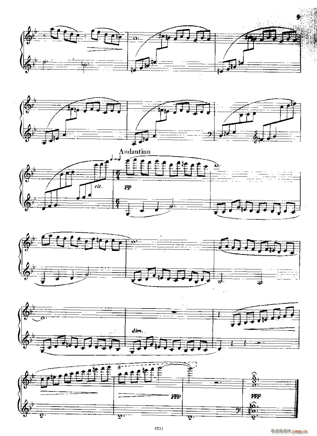 山泉 钢琴独奏曲(钢琴谱)8