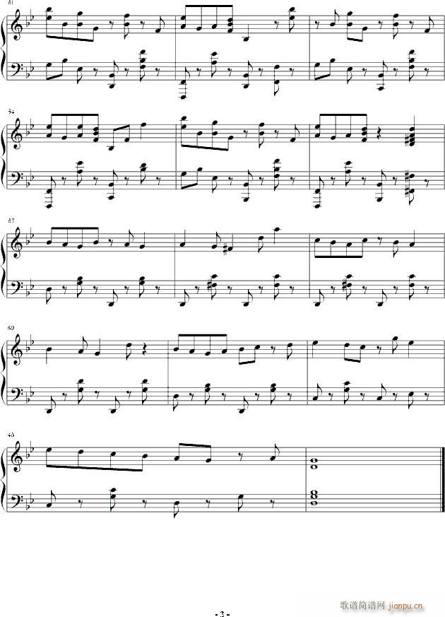 打地鼠(钢琴谱)3