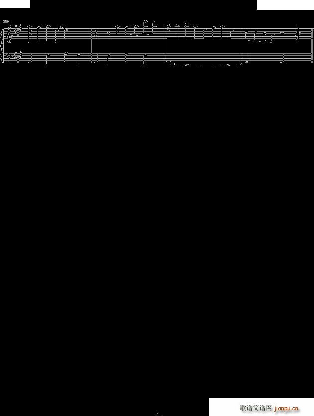 theme of prontera(钢琴谱)7