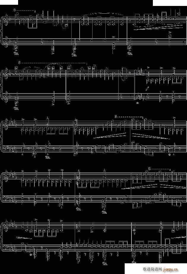 李斯特哈里路亚(钢琴谱)3