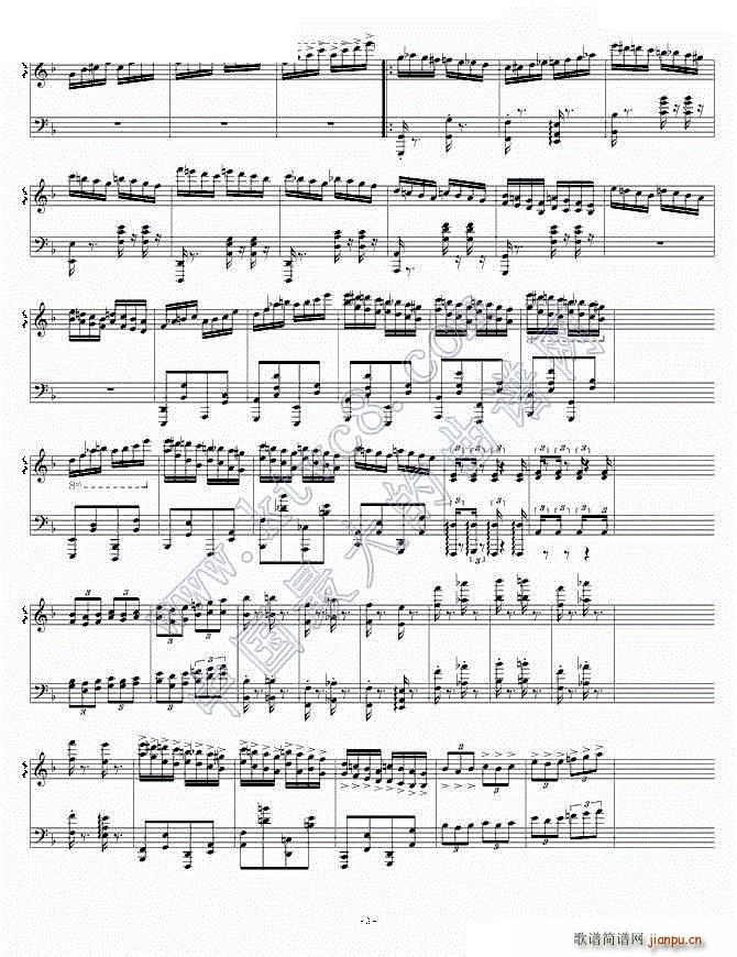 幽灵飞舞(钢琴谱)3