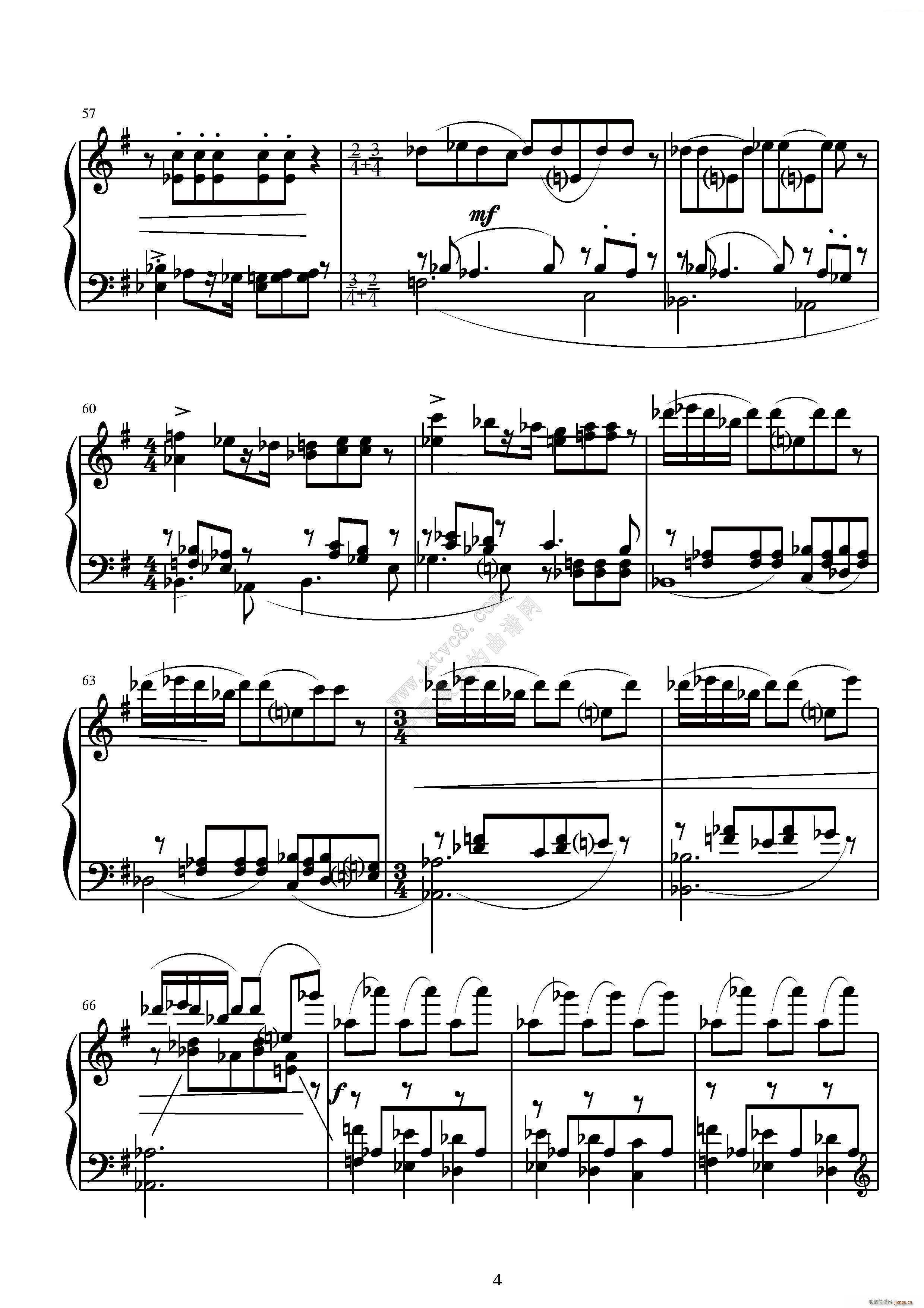 第五钢琴奏鸣曲(钢琴谱)18