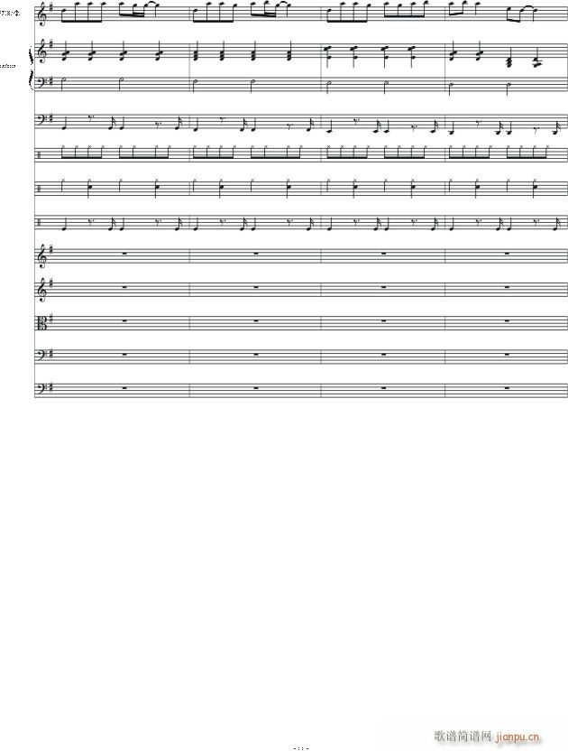 原创抒情歌曲(钢琴谱)11