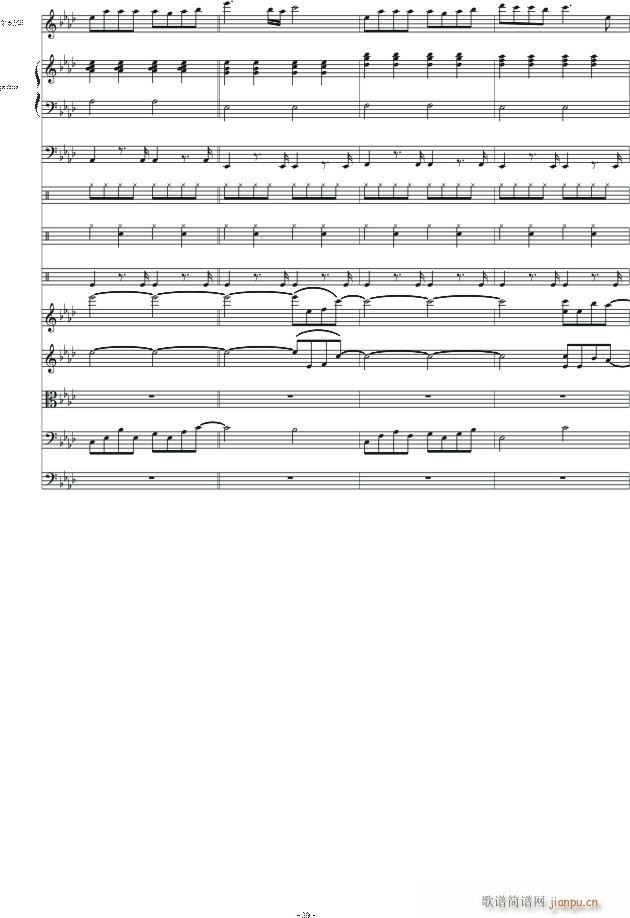 原创抒情歌曲(钢琴谱)20