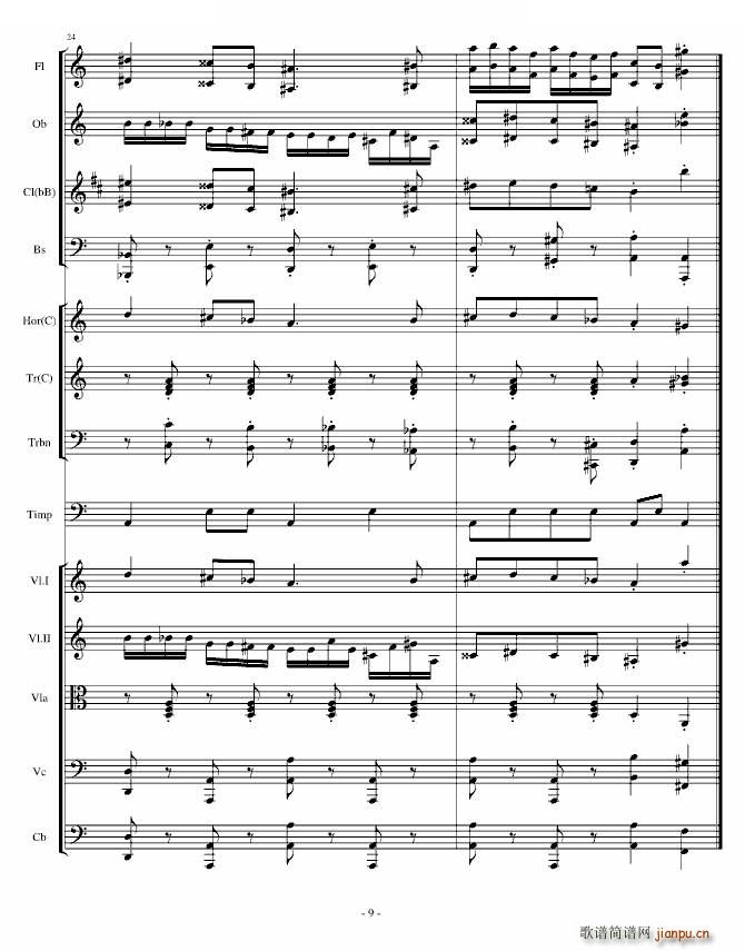 傻子乱舞 管弦乐(钢琴谱)6