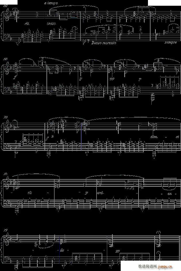 小夜曲指法(钢琴谱)3