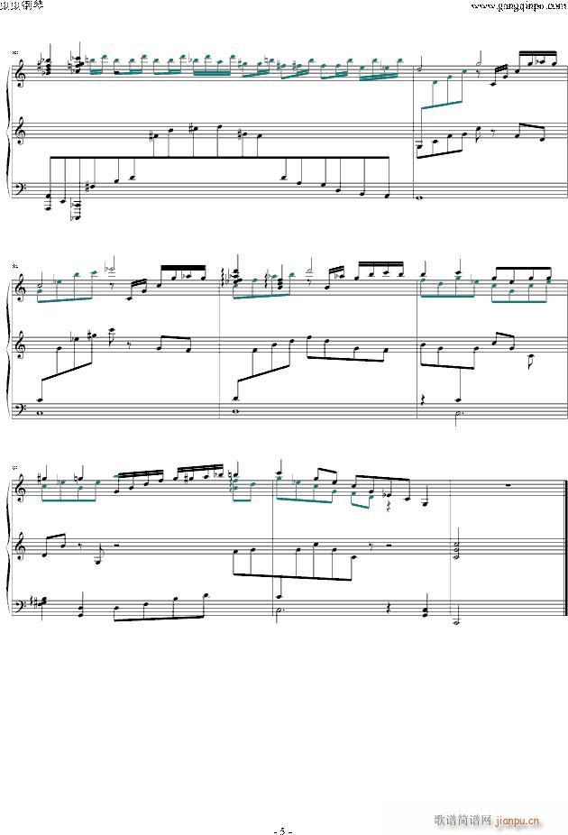 爱丽丝幻想曲(钢琴谱)5