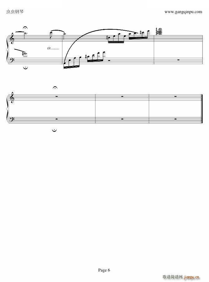 老人与海 改编(钢琴谱)6