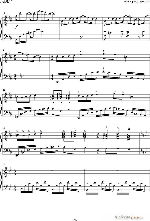 Waiting for the Fall(钢琴谱)3