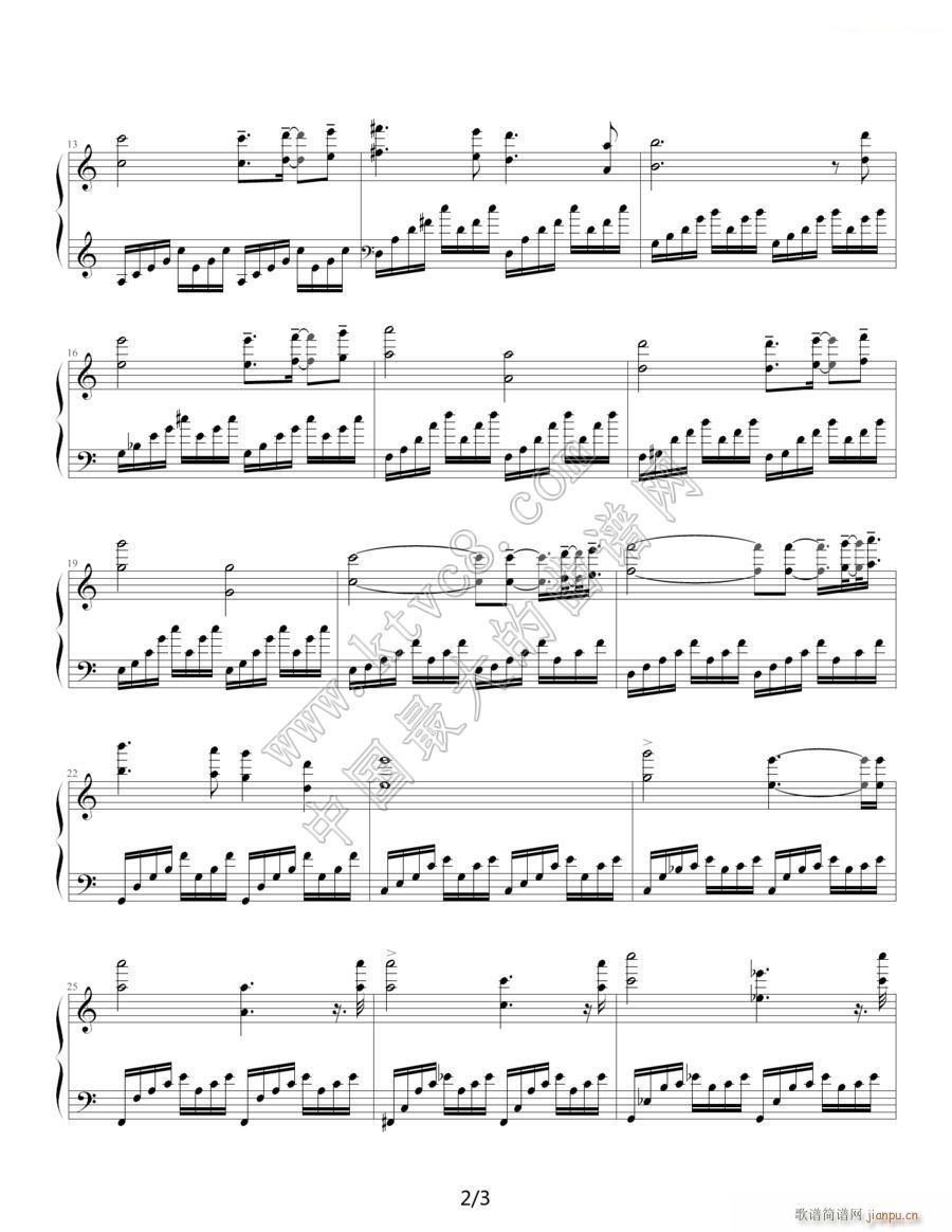 AVE MARIA理查德 克莱德曼 2(钢琴谱)1