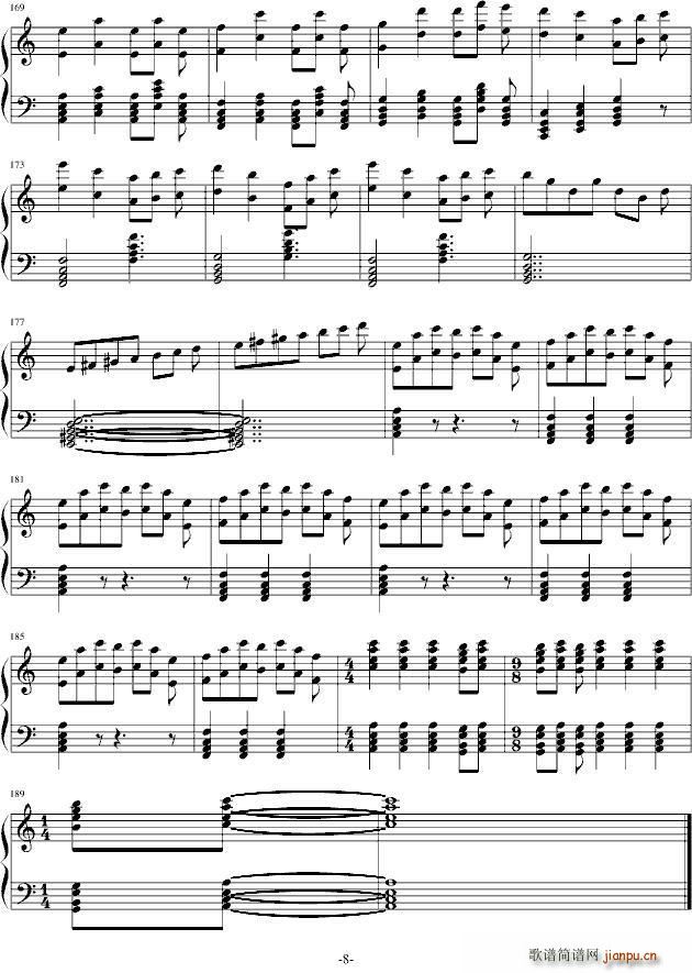 Butterfly dance(钢琴谱)8