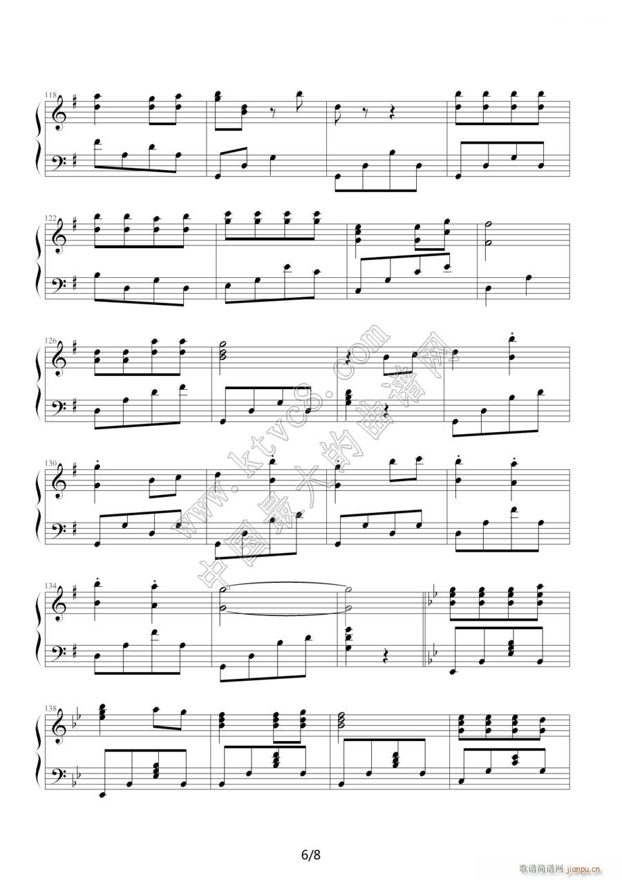 花仙子之歌6(钢琴谱)1