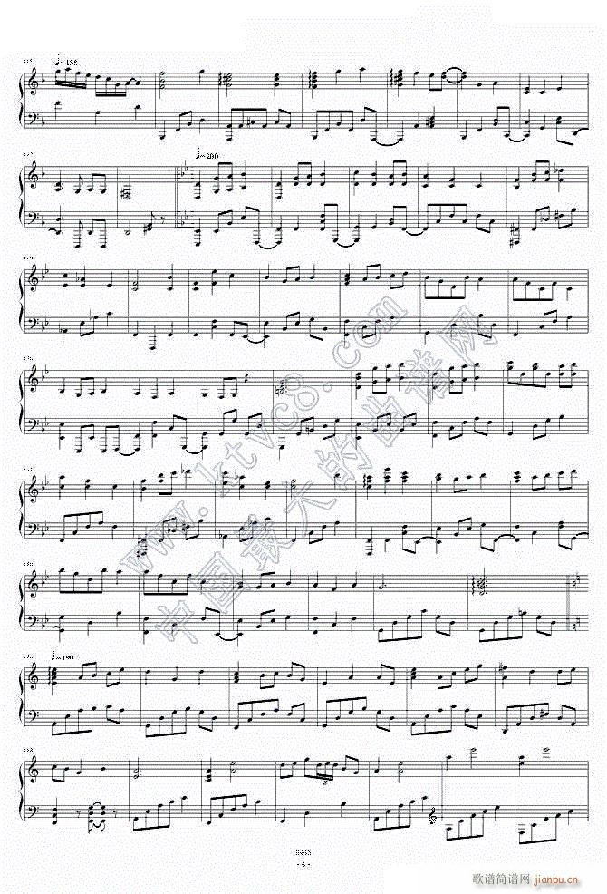 触手猴 5周年東方组曲连弹4(钢琴谱)1