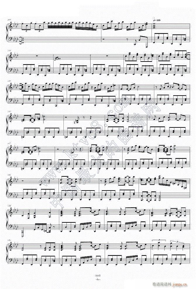 触手猴 5周年東方组曲连弹6(钢琴谱)1