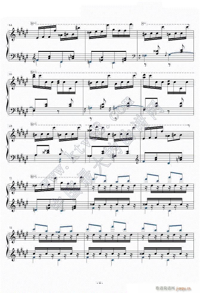 匈牙利狂想曲第二号 霍洛维茨版 5(钢琴谱)1