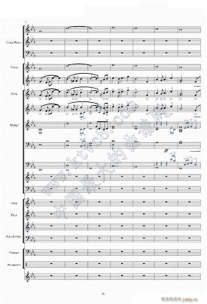 天空之城 震撼现代交响版4(钢琴谱)1