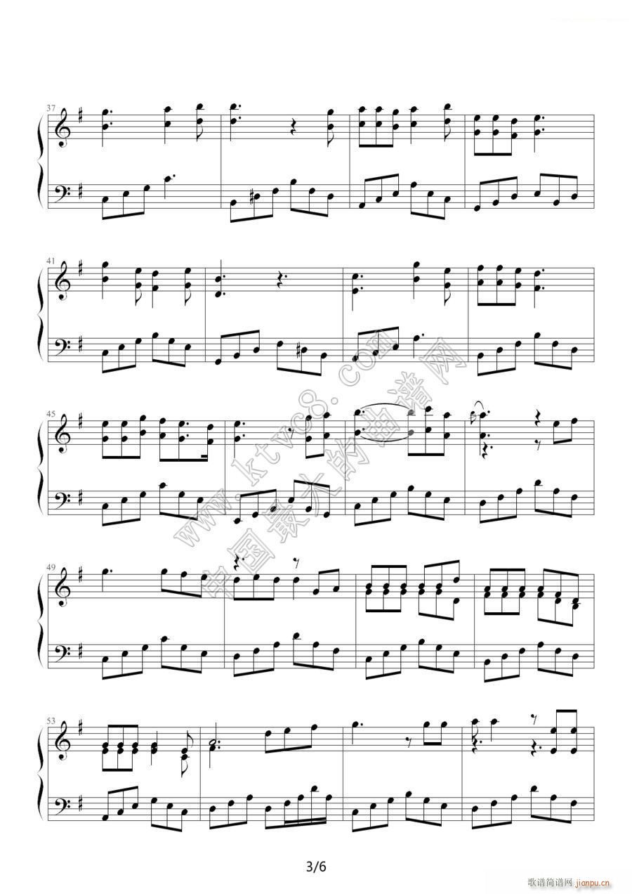 知心爱人3(钢琴谱)1