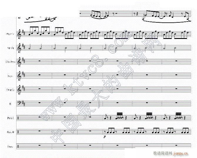 传送门 结束曲 still alive 2(钢琴谱)1