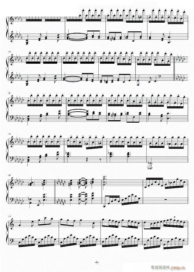 回旋曲 四(钢琴谱)1