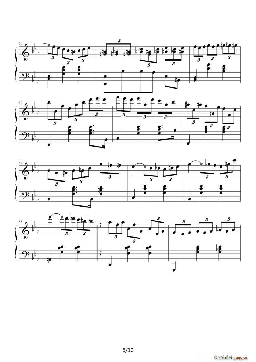 Magic Walt hufu 整理版(钢琴谱)6