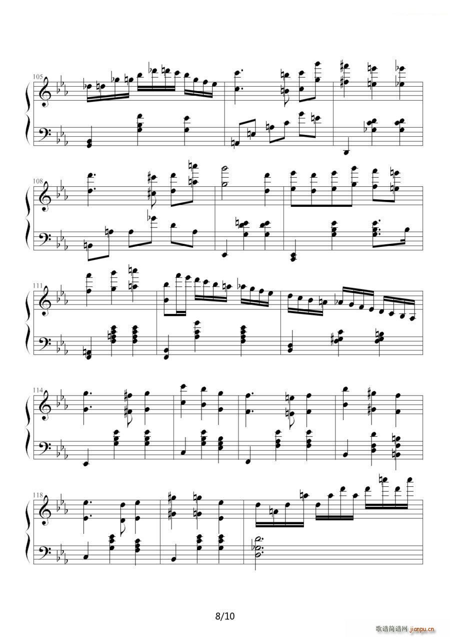 Magic Walt hufu 整理版(钢琴谱)8