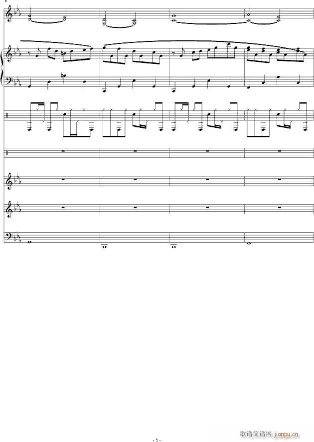 克罗地亚第三狂想曲(钢琴谱)5