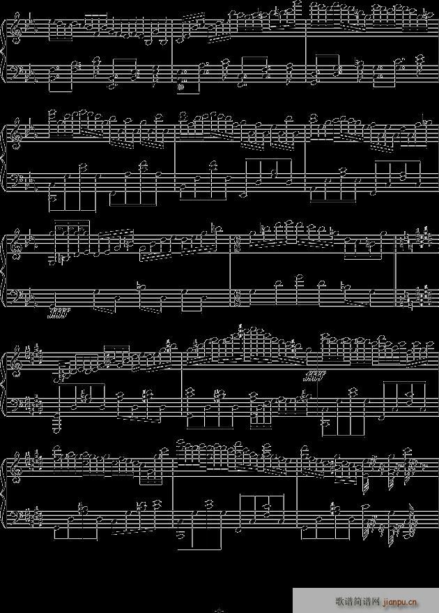 克罗地亚的畅想(钢琴谱)6