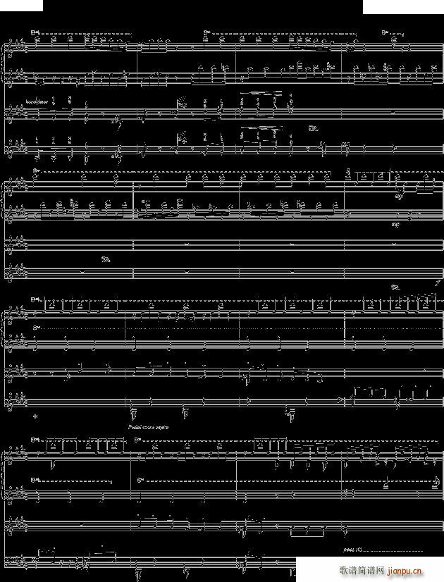 la campanella 钟四手联弹(钢琴谱)3