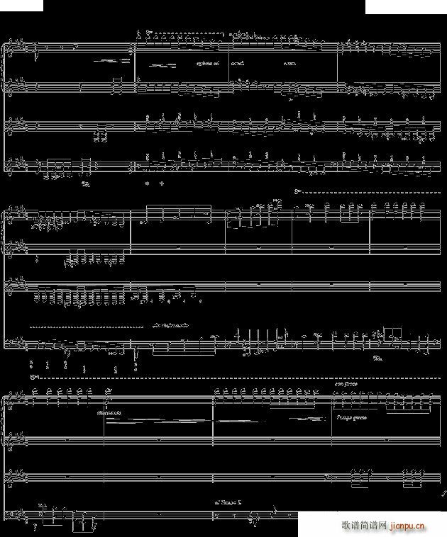 la campanella 钟四手联弹(钢琴谱)11