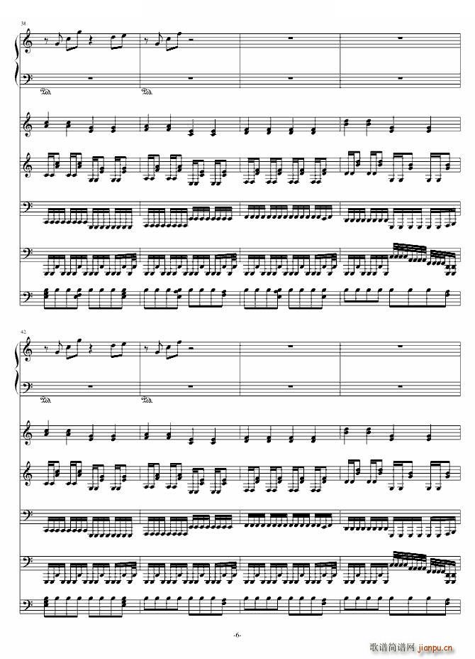 JUMP 摇滚风格(钢琴谱)3