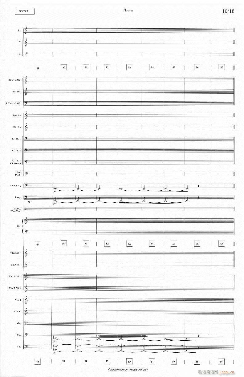 娜娜 DOTA2主题BGM(钢琴谱)11