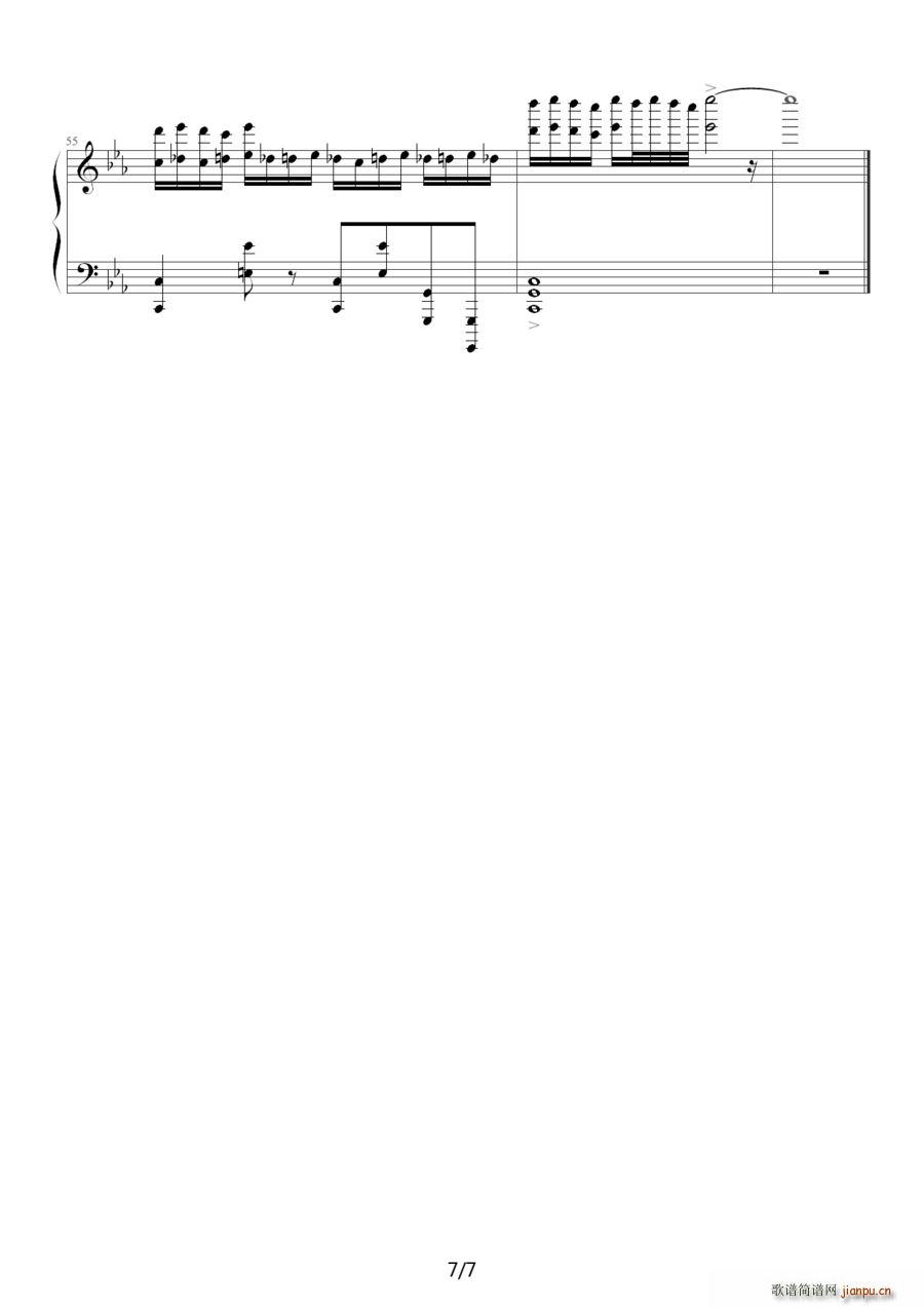 Enduring Movement 海上钢琴师(钢琴谱)7