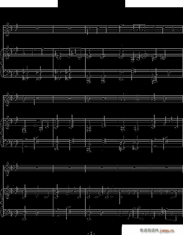 Every time we say goodbye(钢琴谱)5