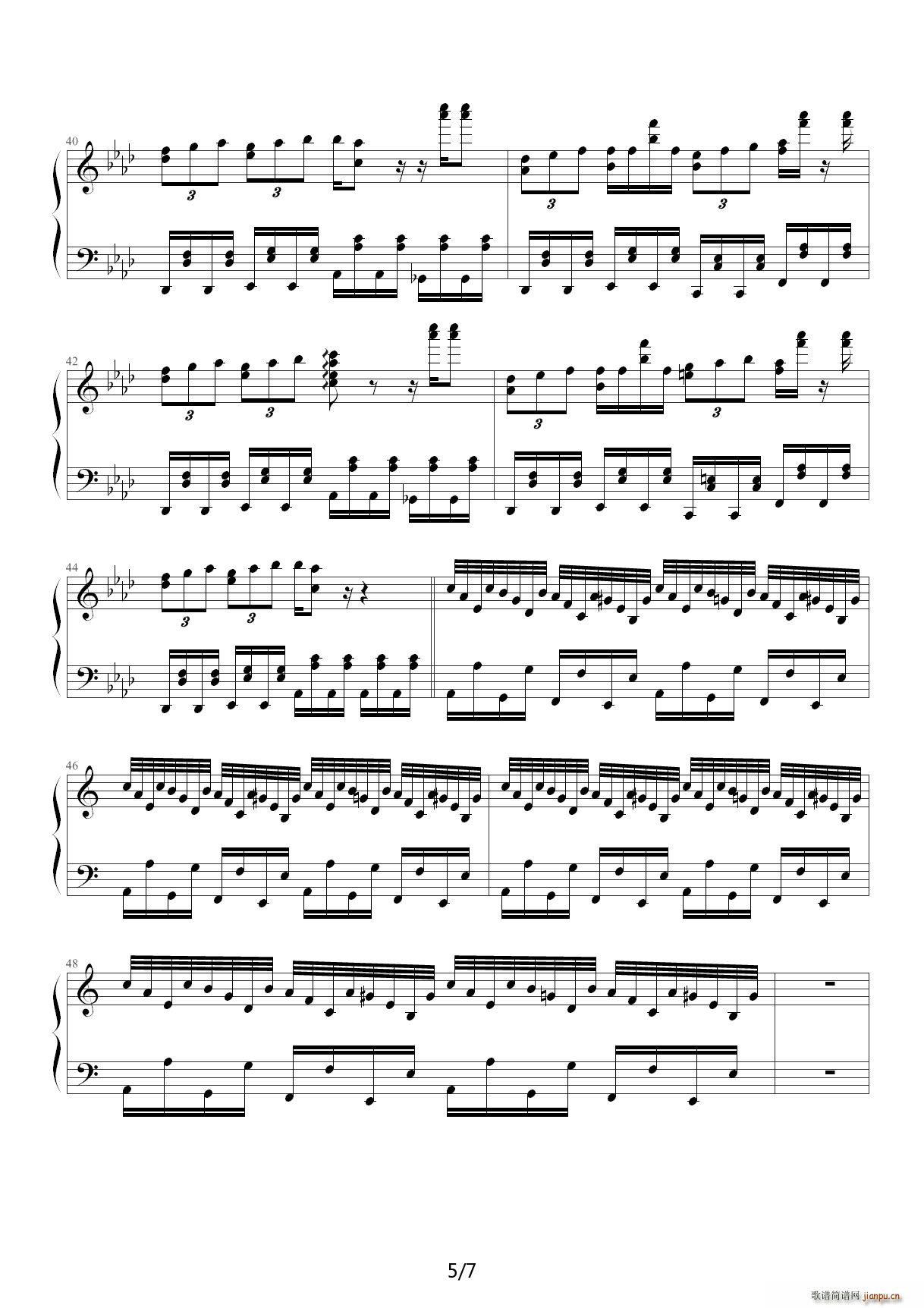 NORMAL ネイティブフェイス C调(钢琴谱)5