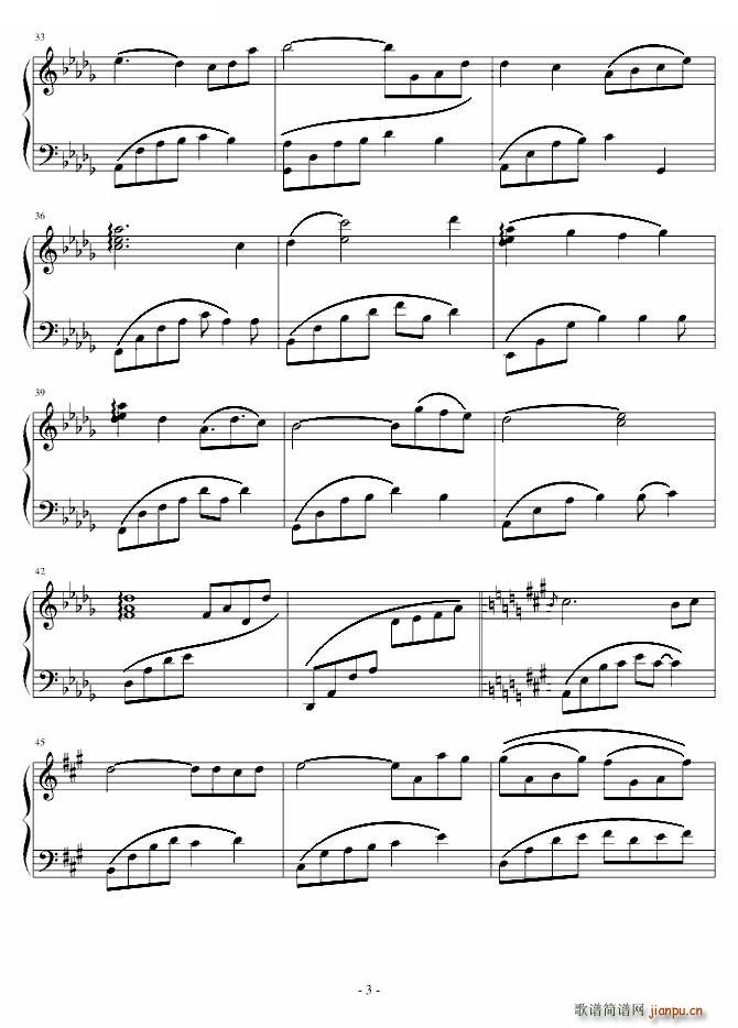 Main Theme of Pluto(钢琴谱)3