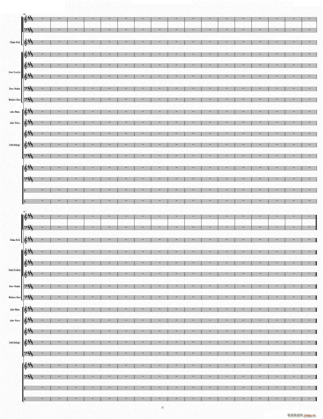 The Dawn 亡灵序曲 震撼(钢琴谱)7