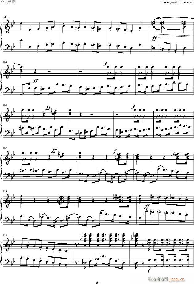 断头台进行曲(钢琴谱)6