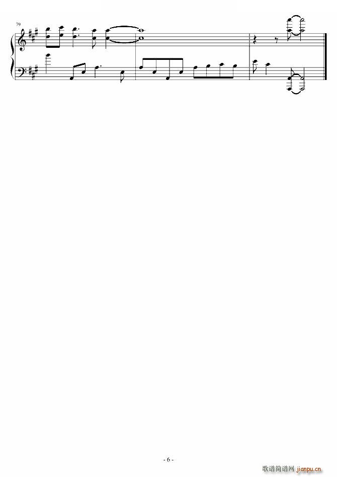 November(钢琴谱)6