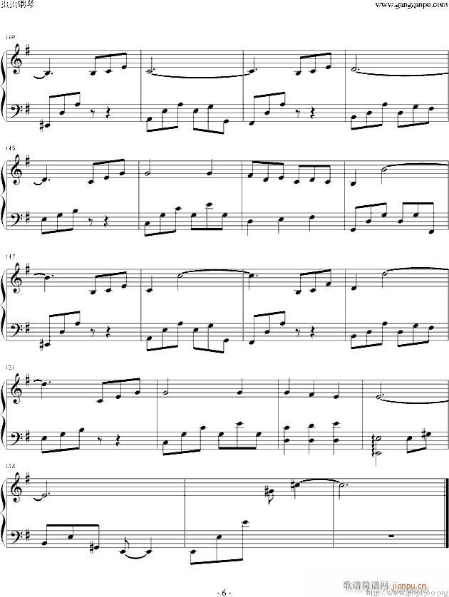卡布奇诺 Cappuccino(钢琴谱)6