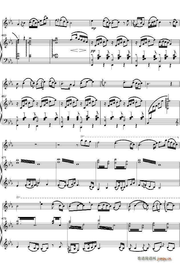 梁祝 钢琴小提琴协奏曲 16 30页(钢琴谱)8