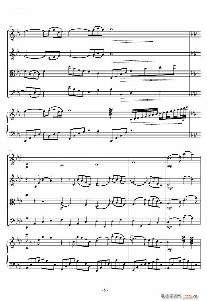 adagio in c minor 柔版(钢琴谱)6