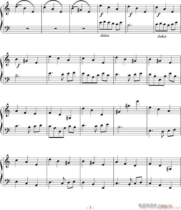 Dancer and Clown II(钢琴谱)3