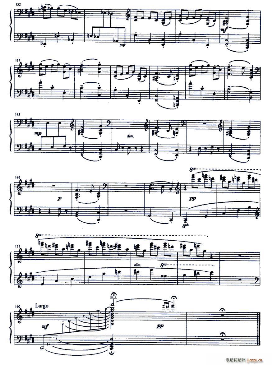 洛口船夫曲(钢琴谱)6