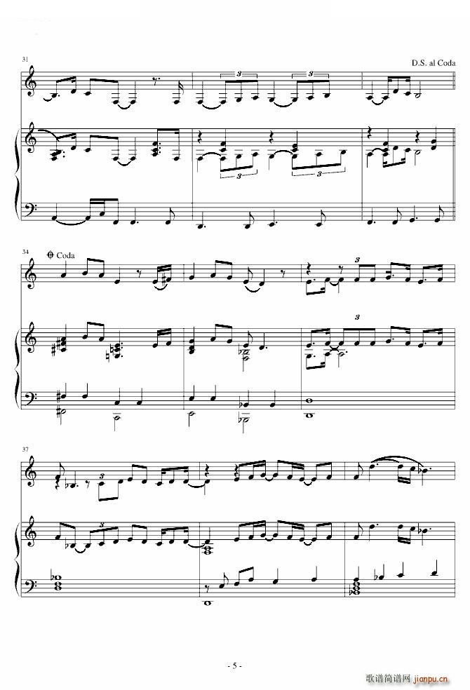 I SEE YOU 阿凡达theme(钢琴谱)5