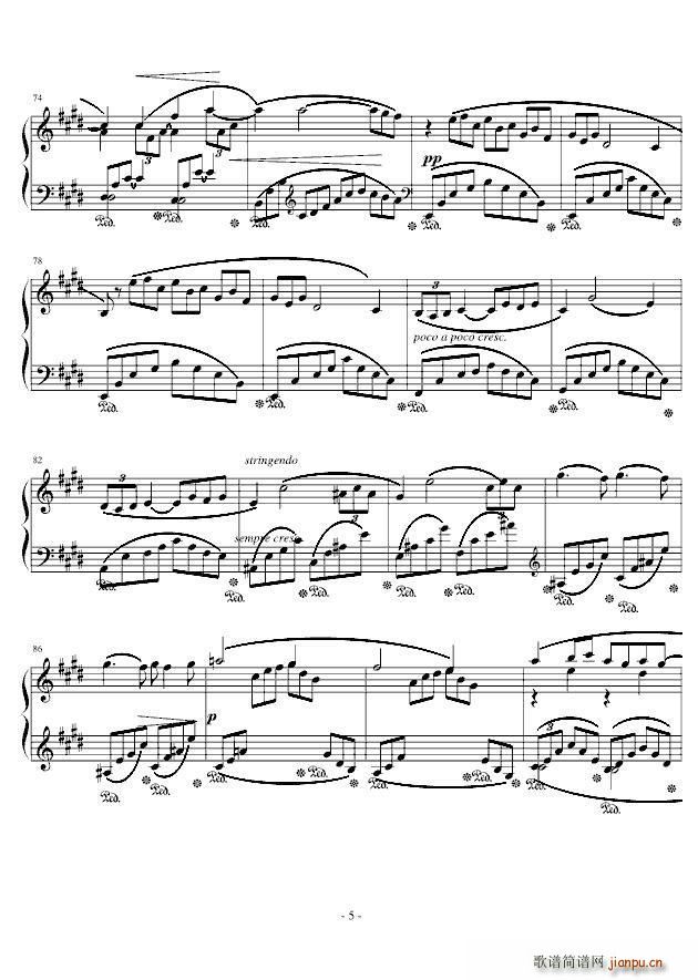 Arabesque 阿拉伯风格幻想曲I(钢琴谱)5