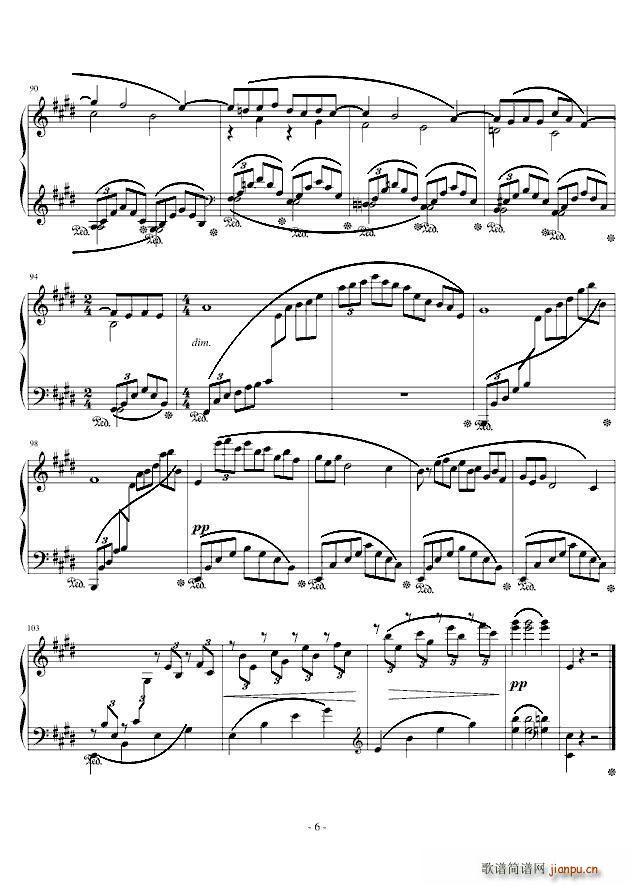 Arabesque 阿拉伯风格幻想曲I(钢琴谱)6