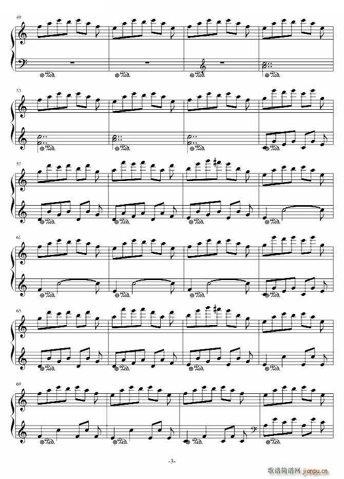 Butterfly dance 完整版(钢琴谱)3